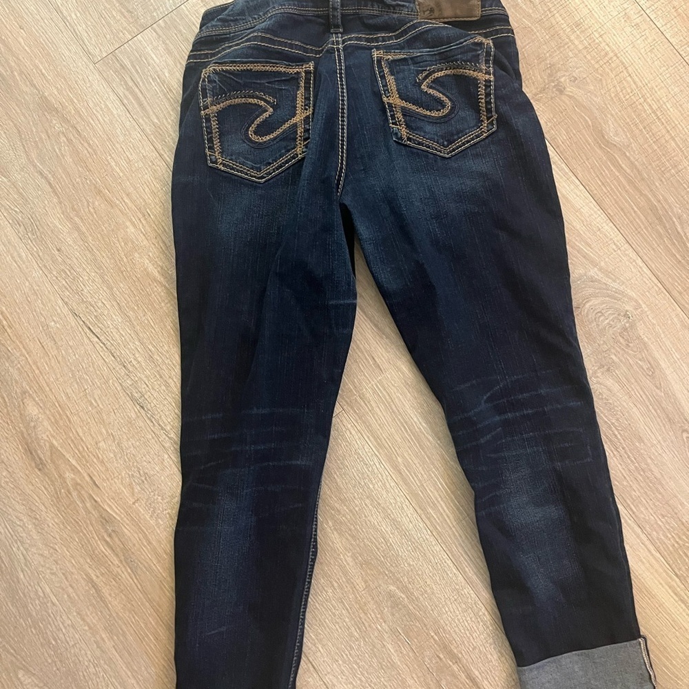 Silver Suki Capri Jeans 29x31